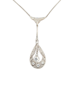 Edwardian diamond pendant SKU: 7022 DBGEMS