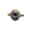 Amethyst Diamond Ring in 18ct Gold date circa 1880, Lilly's Attic since 2001 - image 1