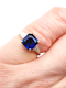 Art deco sapphire and diamond engagement ring SKU: 7067 DBGEMS - image 1