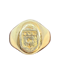 Lovely and heavy 18ct gold signet ring at Deco&Vintage Ltd - image 1