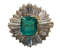 An Emerald & Diamond "Ballerina" ring - image 1