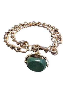 A Heavy Victorian Rose Gold Bracelet