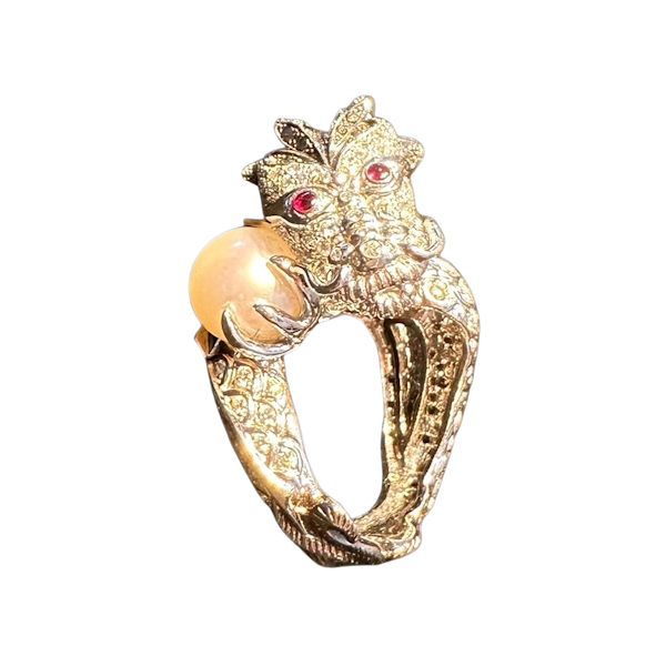 Fancy Dragon Diamond Ring - image 1
