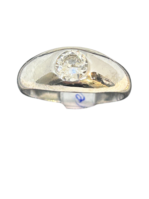 Lovely single stone Art Deco diamond ring at Deco&Vintage Ltd