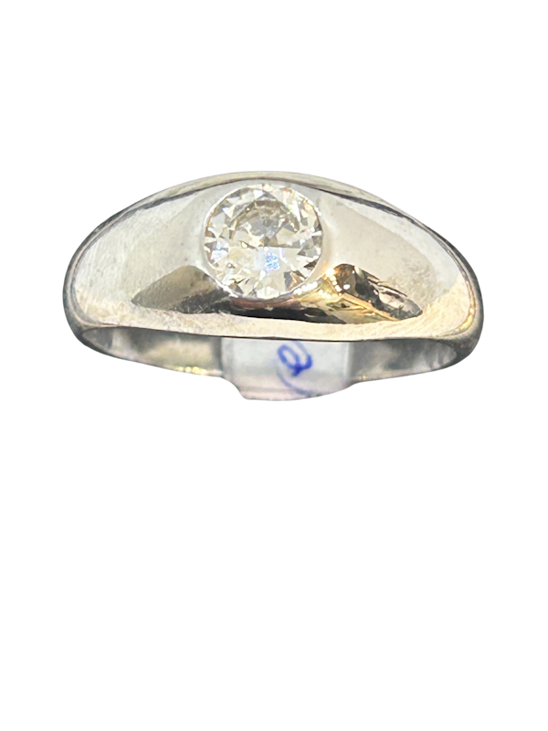 Lovely single stone Art Deco diamond ring at Deco&Vintage Ltd - image 1