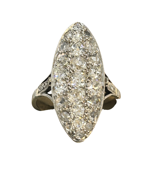Lovely Art Deco French diamond ring at Deco&Vintage Ltd - image 1