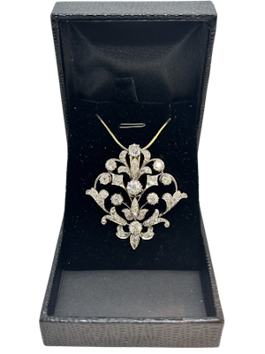 Lovely Victorian diamond pendant at Deco&Vintage Ltd