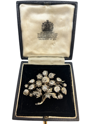 Lovely Victorian diamond brooch at Deco&Vintage Ltd