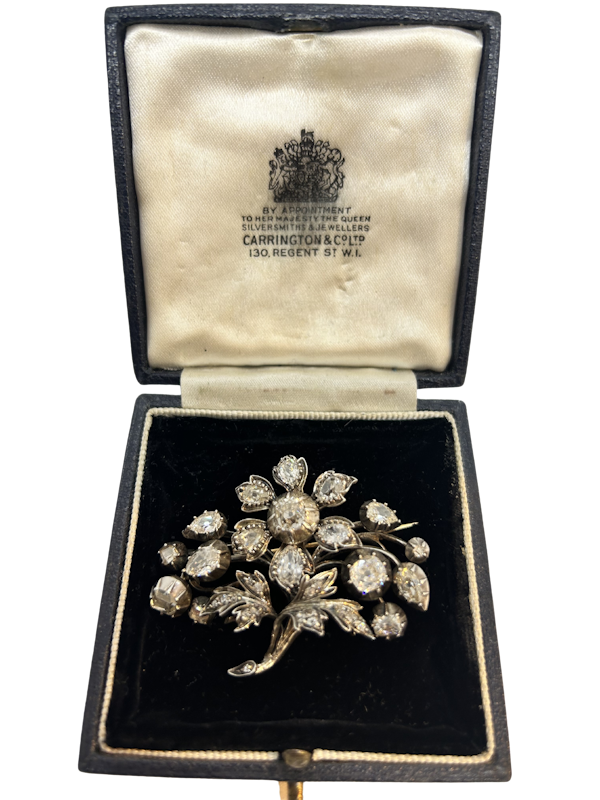 Lovely Victorian diamond brooch at Deco&Vintage Ltd - image 1