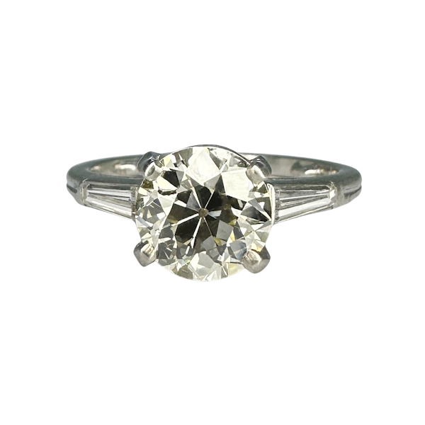 Diamond Engagement Ring 2.5ct Single Stone. CHIQUE to ANTIQUE STAND 375 - image 1