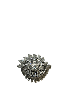 Cartier Vintage diamond platinum ring at Deco&Vintage Ltd