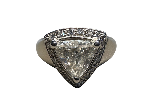 A Trillion cut Diamond ring - image 1