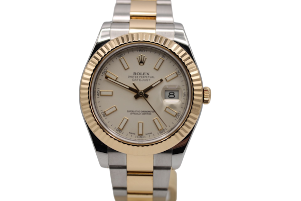 Rolex Datejust II 116333 White Dial 2013 Box and Papers - image 1