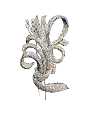 A fine 1950'5 Diamond Brooch - Michael Marks