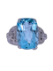Aquamarine and diamond dress ring SKU: 7221 DBGEMS - image 1