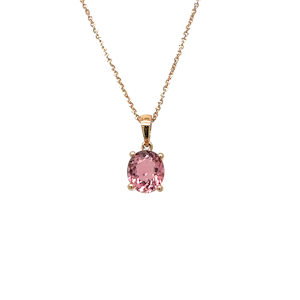 Pink Tourmaline Pendant
