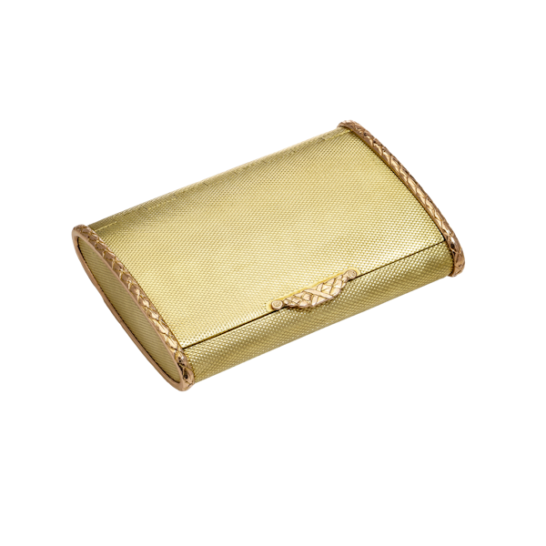Cartier 18c gold cigarette case, London 1933 - image 1