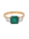 Emerald and diamond ring SKU: 7339 DBGEMS - image 1