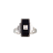 Deco Onyx Diamond Ring - image 1