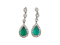 Antique Columbian emerald and diamond drop earrings SKU: 7363 DBGEMS - image 1