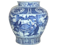 AN IMPOSING CHINESE MING BLUE AND WHITE 'SCHOLARS' JAR - image 1