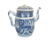 A RARE CHINESE WANLI BLUE AND WHITE EWER AND COVER - image 1