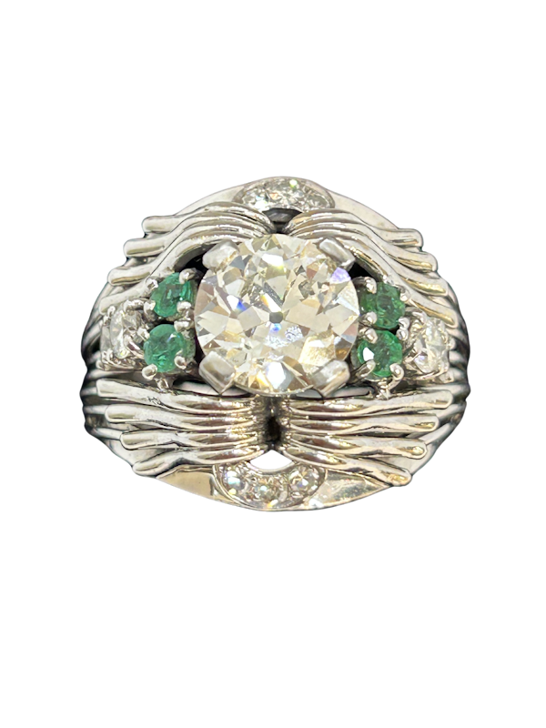 Lovely 2.2ct vintage Diamond ring at Deco&Vintage Ltd - image 1