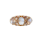Antique Gold Diamond Moonstone Ring - image 2