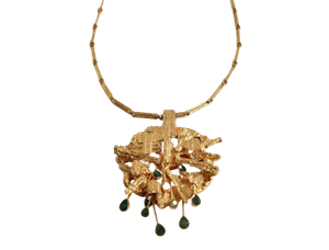 Bjorn Weckstrom rare gold necklace