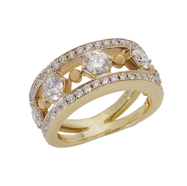 Boodles & Dunthorne diamond band ring - image 1