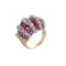 Kutchinsky 18kt. gold ruby and diamond ring - image 1