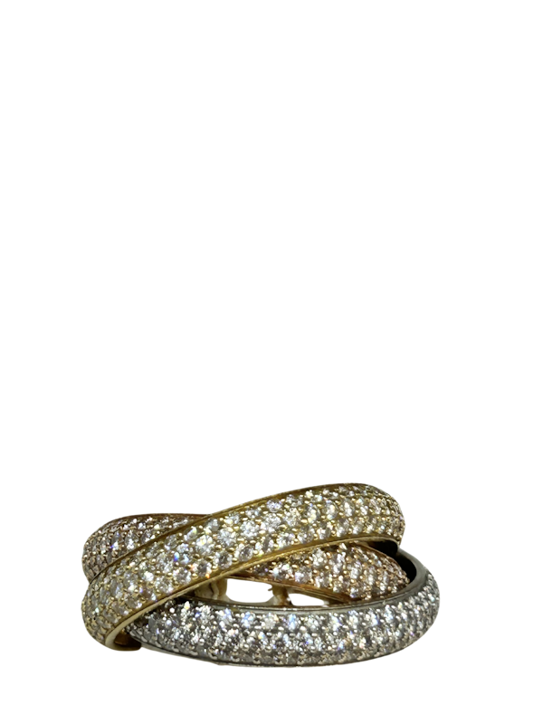 Lovely Cartier Russian Trinity diamond ring at Deco&Vintage Ltd - image 1