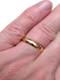 4mm D shaped 21ct yellow gold wedding band SKU: 7466 DBGEMS - image 1