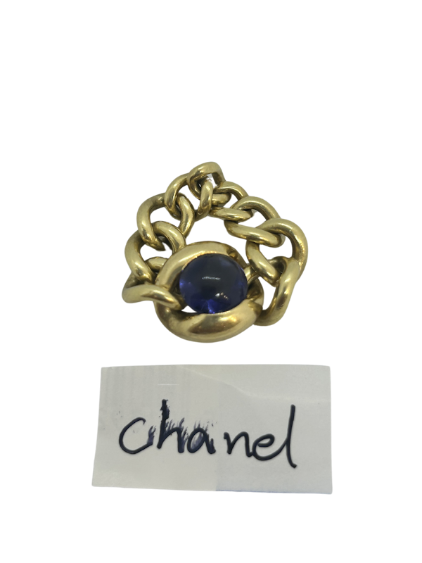 Chanel18k lolite chain link ring at Deco&Vintage,stand 324 - image 1