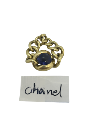 Chanel18k lolite chain link ring at Deco&Vintage,stand 324