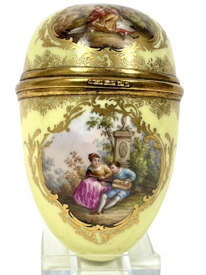 Meissen hinged box and cover