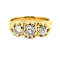 Vintage 3 stone diamond ring - image 1