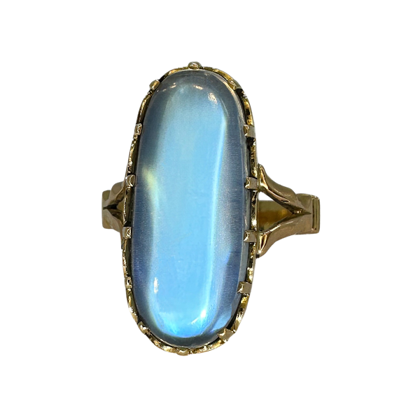 Antique Large Moonstone Ring. Saddingtons 375 - image 1