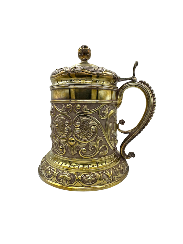 Large Russian silver guild tankard, St Petersburg 1860. - image 1