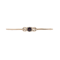 14kt gold garnet bar brooch by Faberge workmaster August Wilhelm Holmström - image 1