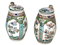 A PAIR OF CHINESE FAMILLE VERTE BARREL SHAPED TANKARDS AND COVERS - image 1