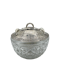 Antique Russian silver and cut glass trompe l'oeil caviar bowl, Moscow c.1860. - image 1