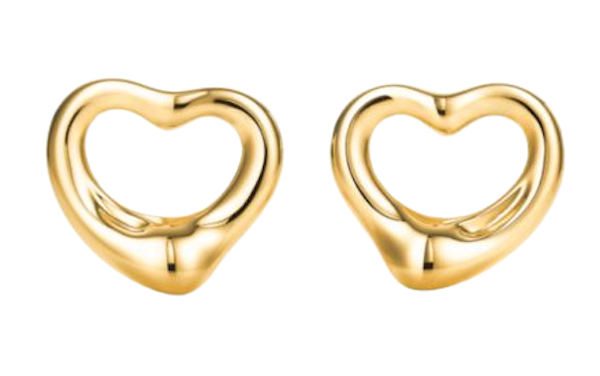 Tiffany & Co - Elsa Peretti® Open Heart Stud Earrings - image 1