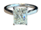 A Radiant Cut Diamond Solitaire - image 1