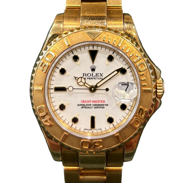 ROLEX YACHTMASTER 37mm UNPOLISHED WITH BOX AND PAPERS 1997 - image 1