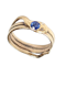 Antique snake ring with sapphire SKU: 7729 DBGEMS - image 1