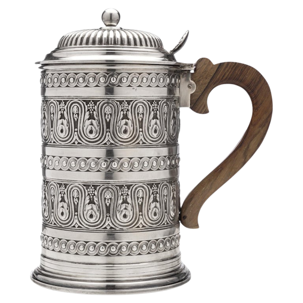 French 800.silver tankard by Tétard Frères - image 1