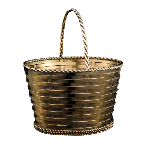 Tiffany & Co antique silver-gilt basket - image 1