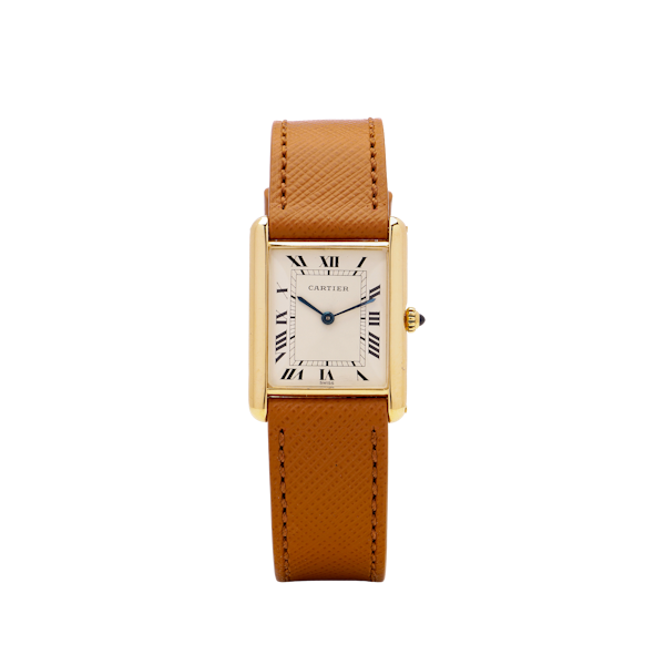 Cartier Tank Louis 18kt. yellow gold ladies quartz wristwatch - image 1