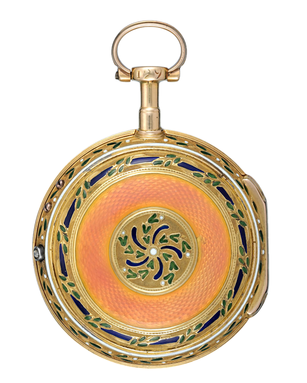 Gold and Enamel French Verge - image 1